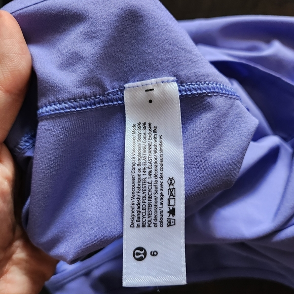 Lululemon lightweight running tank top, purple - Picture 6 of 6